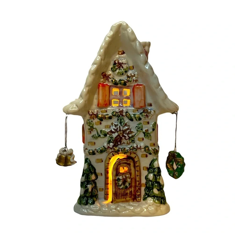Porcelain Luminary Holiday House‎